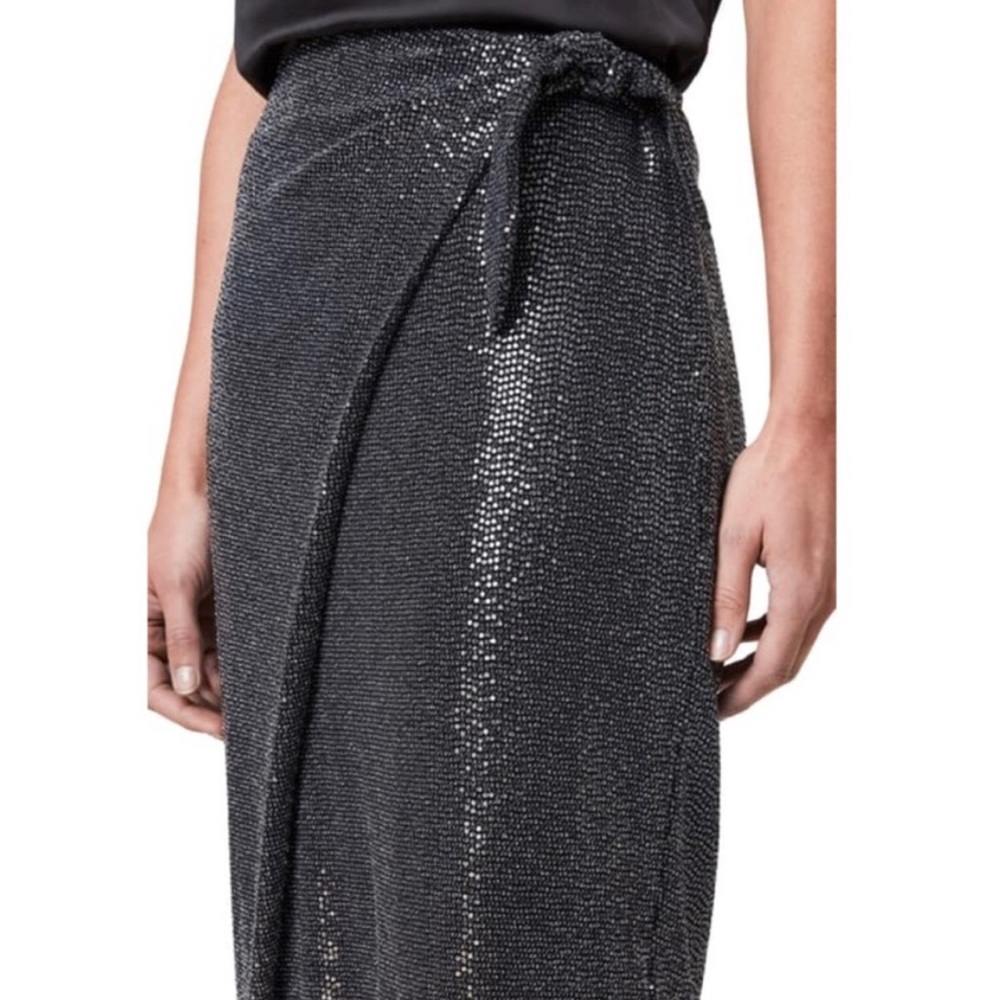 ALL SAINTS Allegra Wrap Skirt